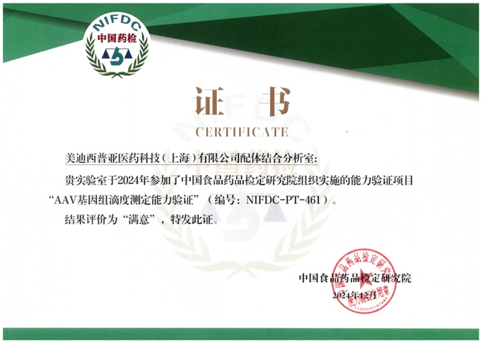 AAV基因组滴度测定能力验证