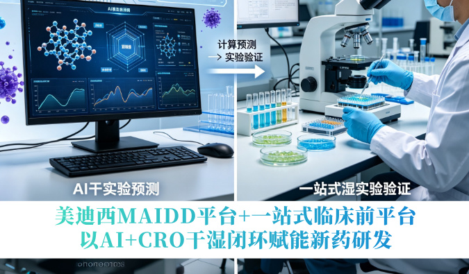 AI制药步入临床验证之年，美迪西MAIDD平台+一站式临床前平台，以AI+CRO干湿闭环赋能新药研发