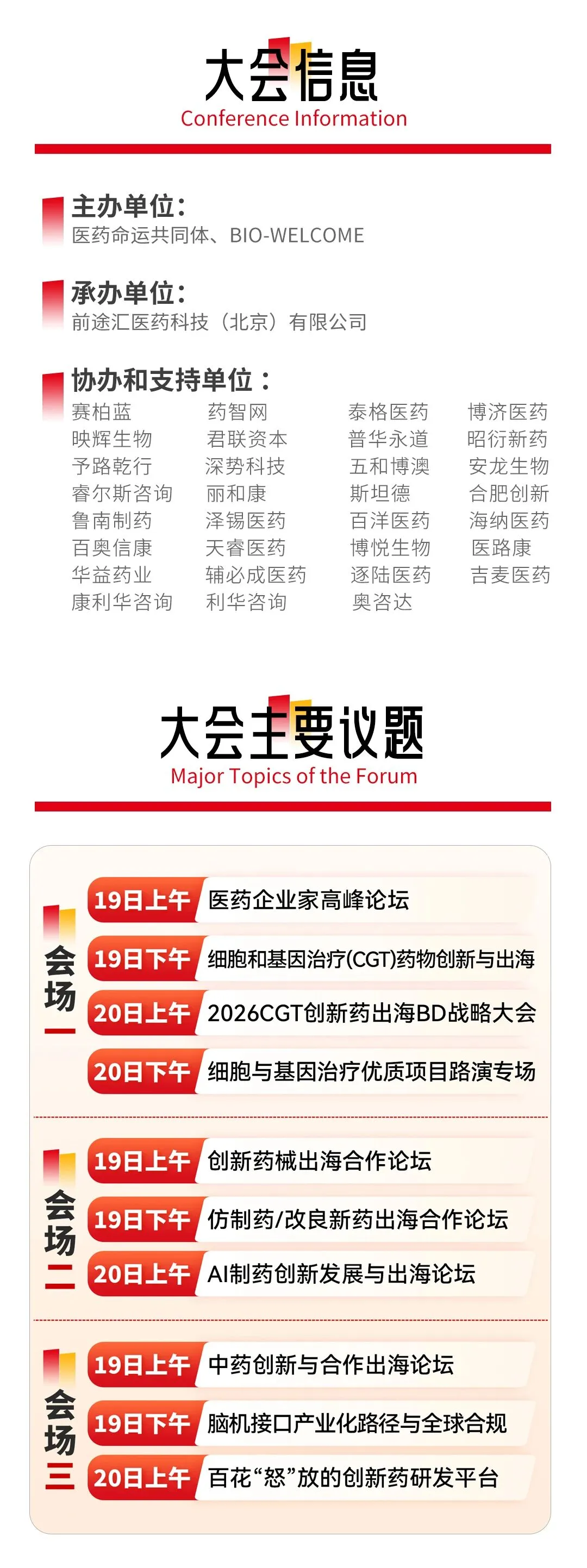 全国医药创新与出海大会 大会主要议题.webp